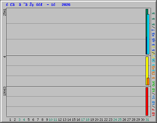 日ごとの状況 - 1月 2026